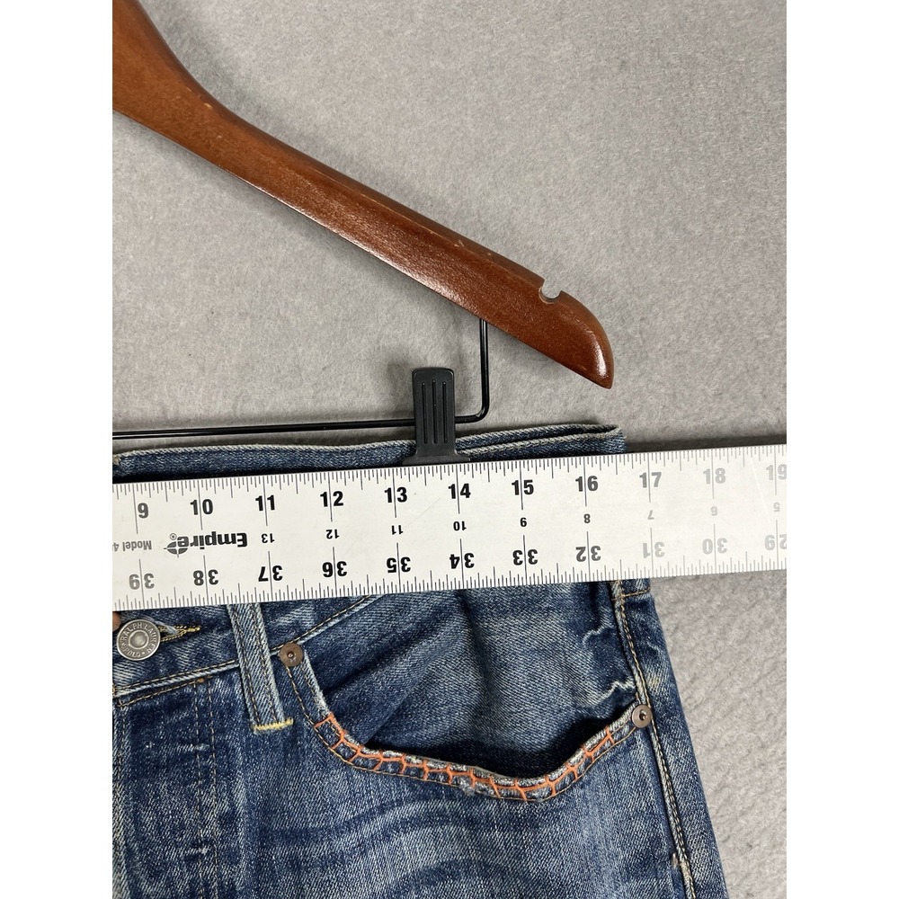 Polo Ralph Lauren Varick Slim Straight Distressed Serape Patchwork Mens 31x30 - Picture 10 of 16